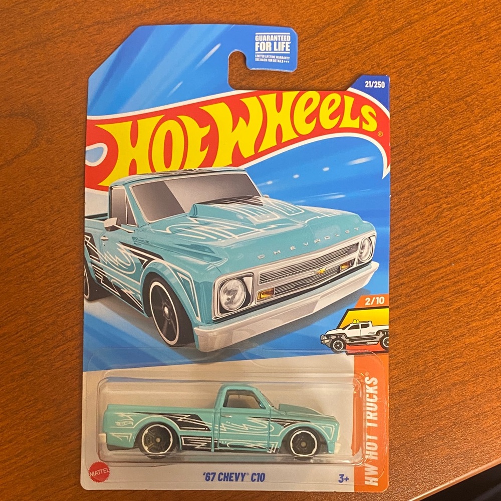 Hot Wheels '67 Chevy C10 Toy Truck - Teal